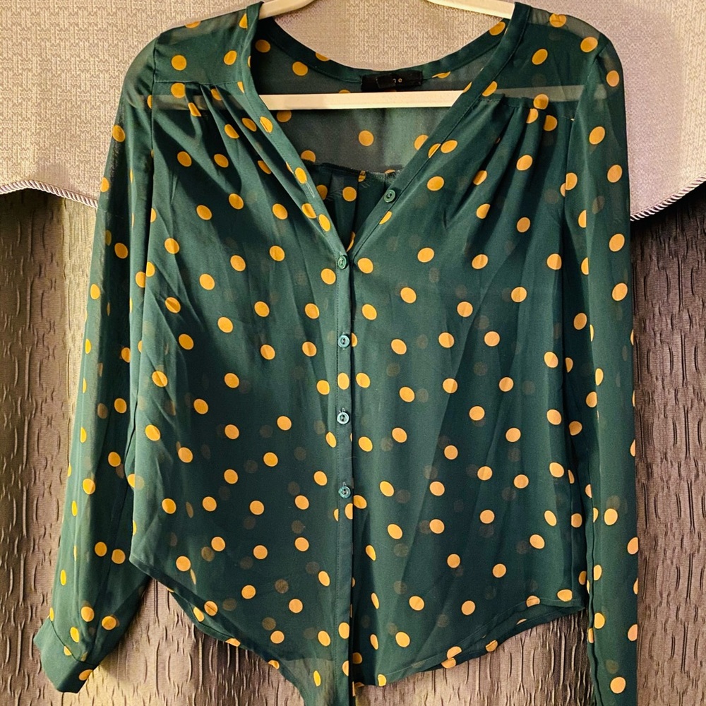 Green blouse